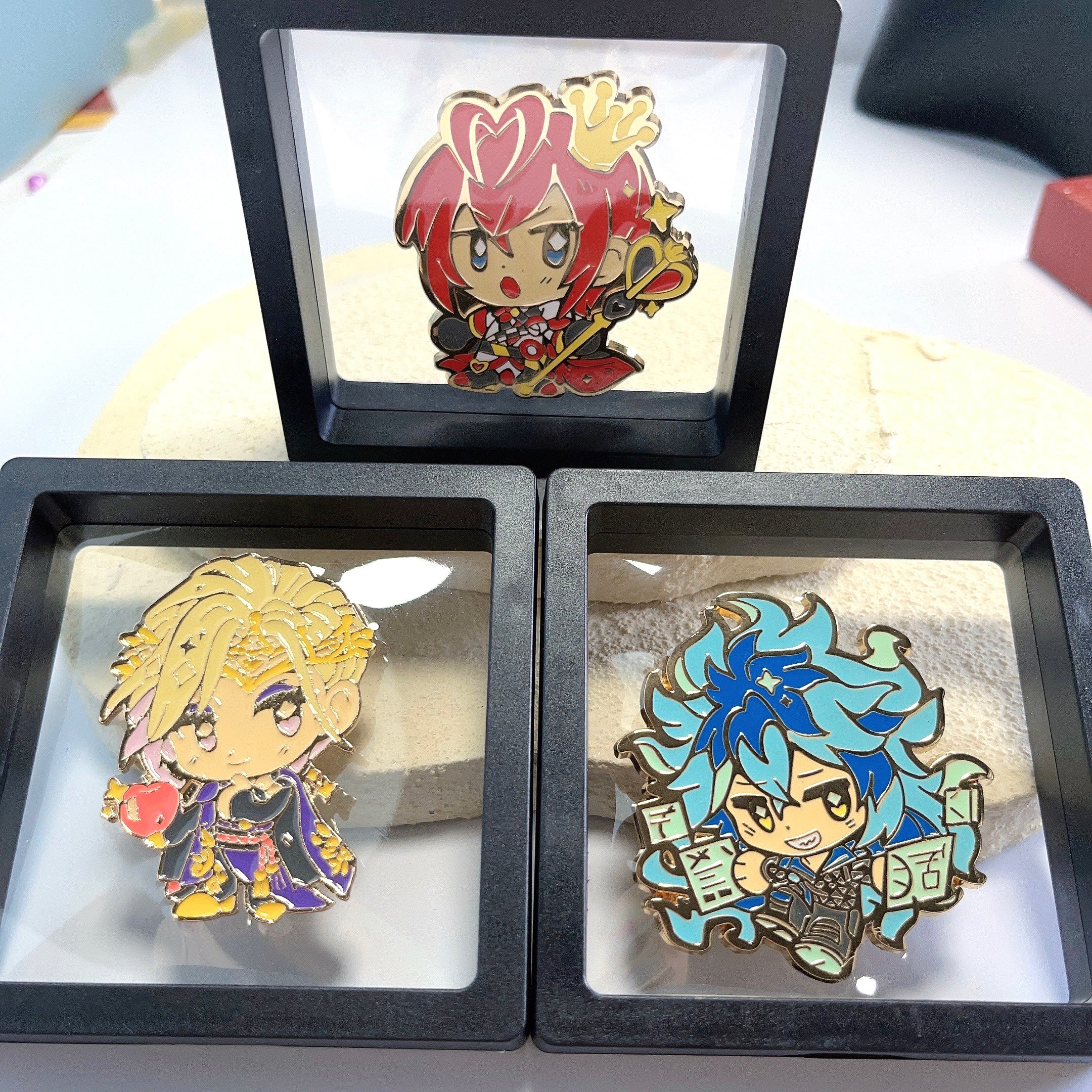 Twisted Wonderland Chibi Enamel Pins - High-Quality Hard Enamel Lapel Pins for Anime Fans & Collectors