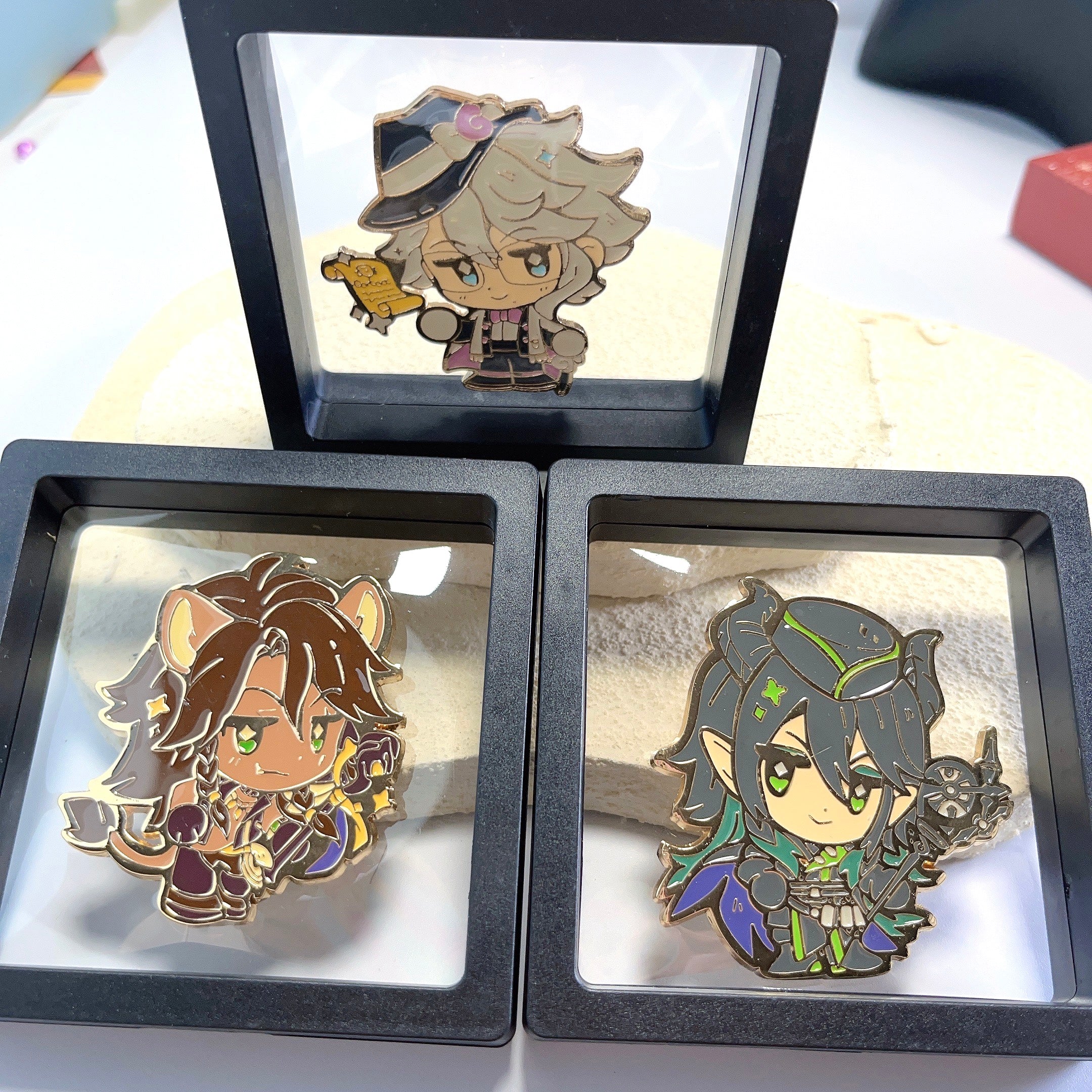 Twisted Wonderland Chibi Enamel Pins - High-Quality Hard Enamel Lapel Pins for Anime Fans & Collectors