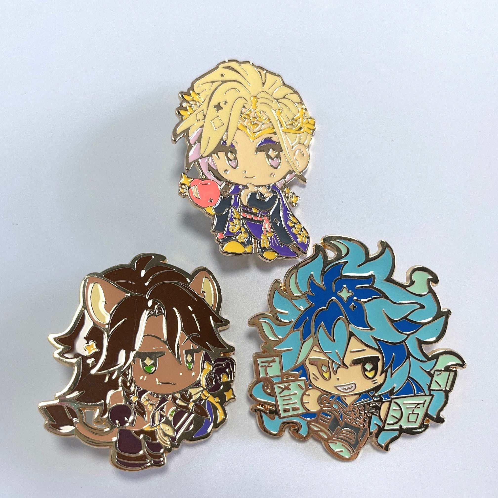 Twisted Wonderland Chibi Enamel Pins - High-Quality Hard Enamel Lapel Pins for Anime Fans & Collectors