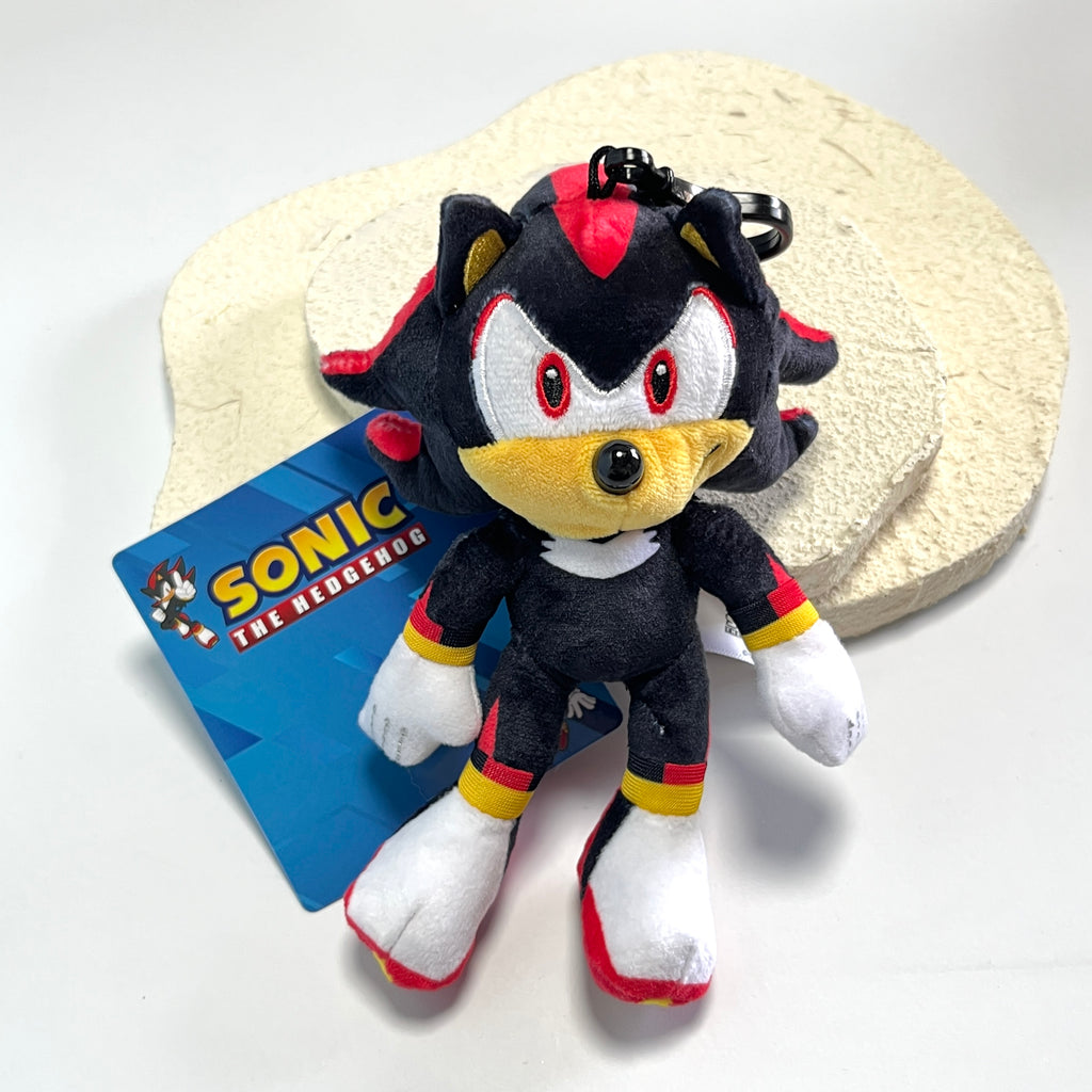 Kawaii Sonic & Shadow Plush Keychains – Cute Collectible Bag Charms