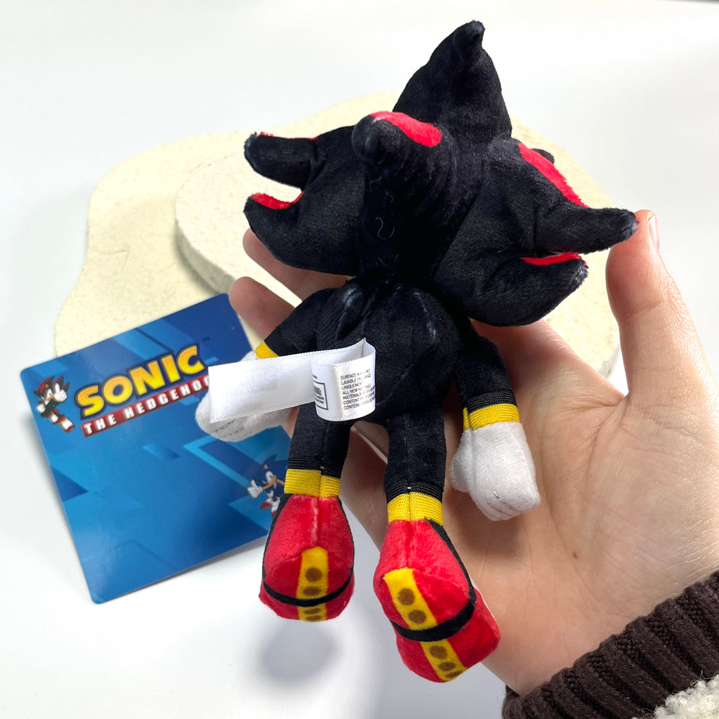 Kawaii Sonic & Shadow Plush Keychains – Cute Collectible Bag Charms