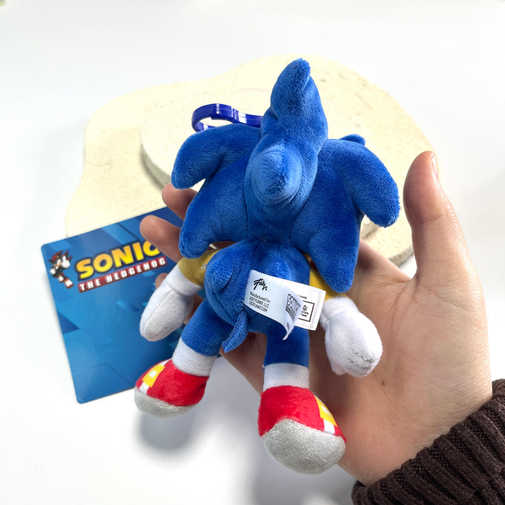 Kawaii Sonic & Shadow Plush Keychains – Cute Collectible Bag Charms