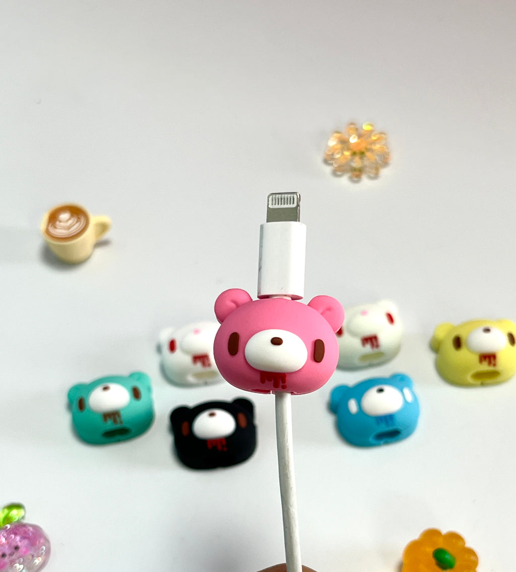 Kawaii Gloomy Bear Cable Buddies – Stop Cable Breakage with Adorable Bears!