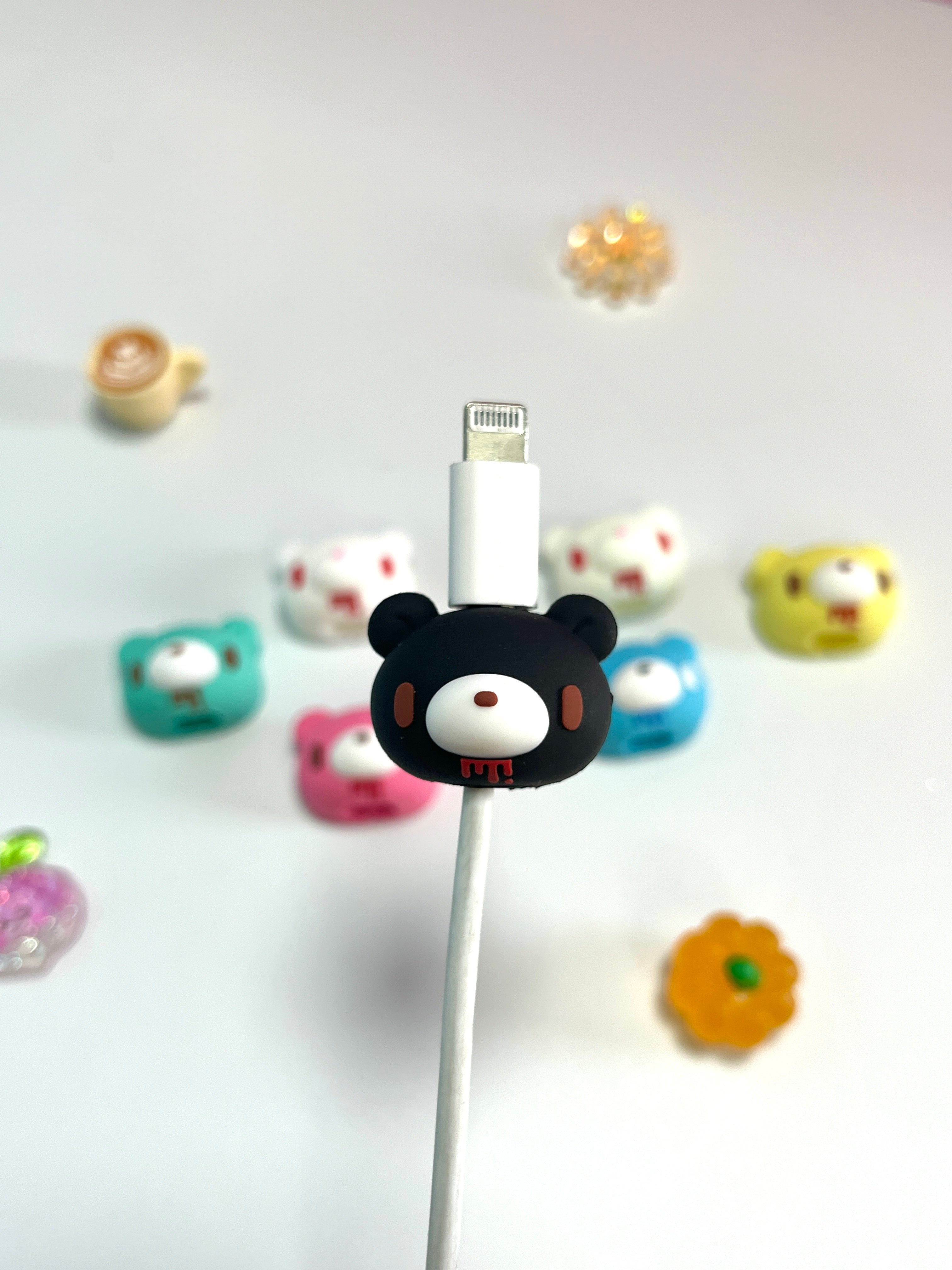 Kawaii Gloomy Bear Cable Buddies – Stop Cable Breakage with Adorable Bears!