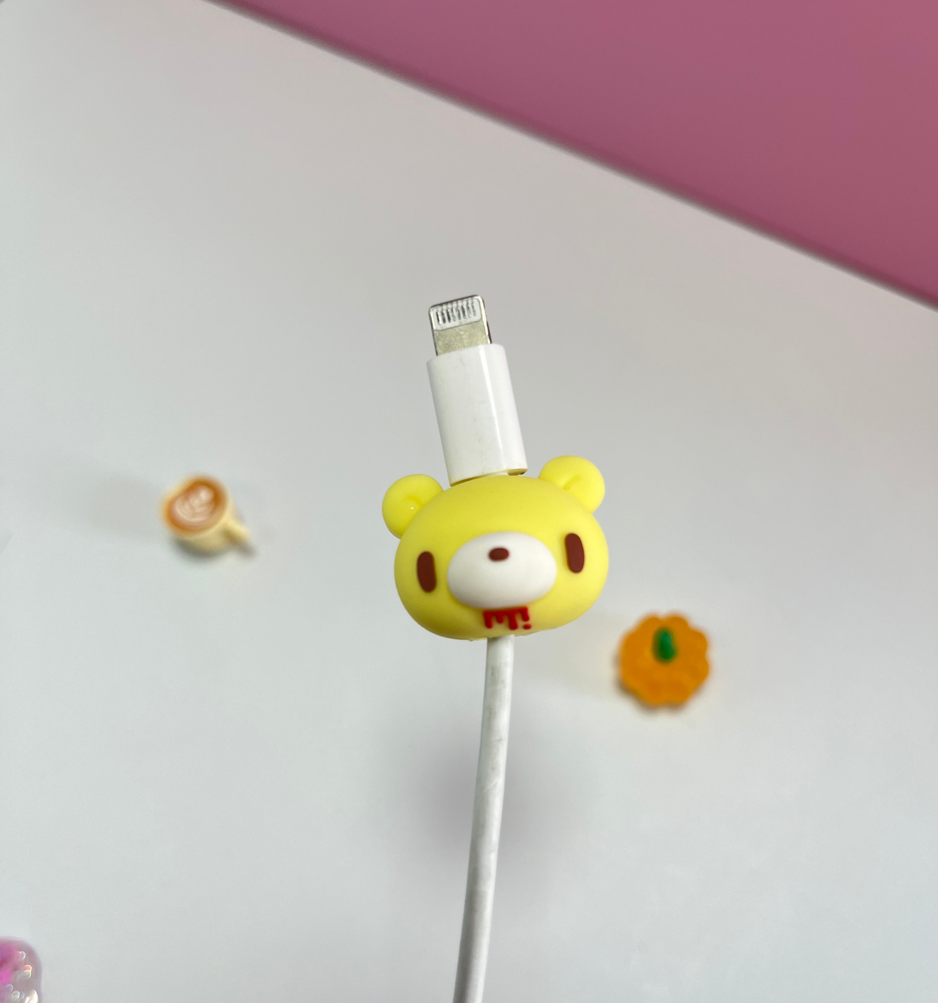 Kawaii Gloomy Bear Cable Buddies – Stop Cable Breakage with Adorable Bears!