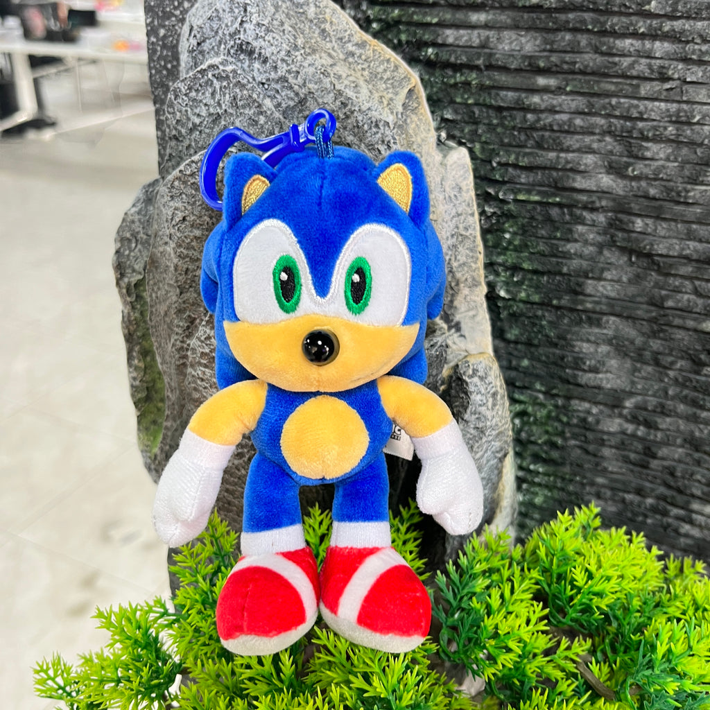 Kawaii Sonic & Shadow Plush Keychains – Cute Collectible Bag Charms