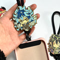 Anime Character Enamel Phone Lanyard – Cute Chibi Wrist Strap with Tether Tab