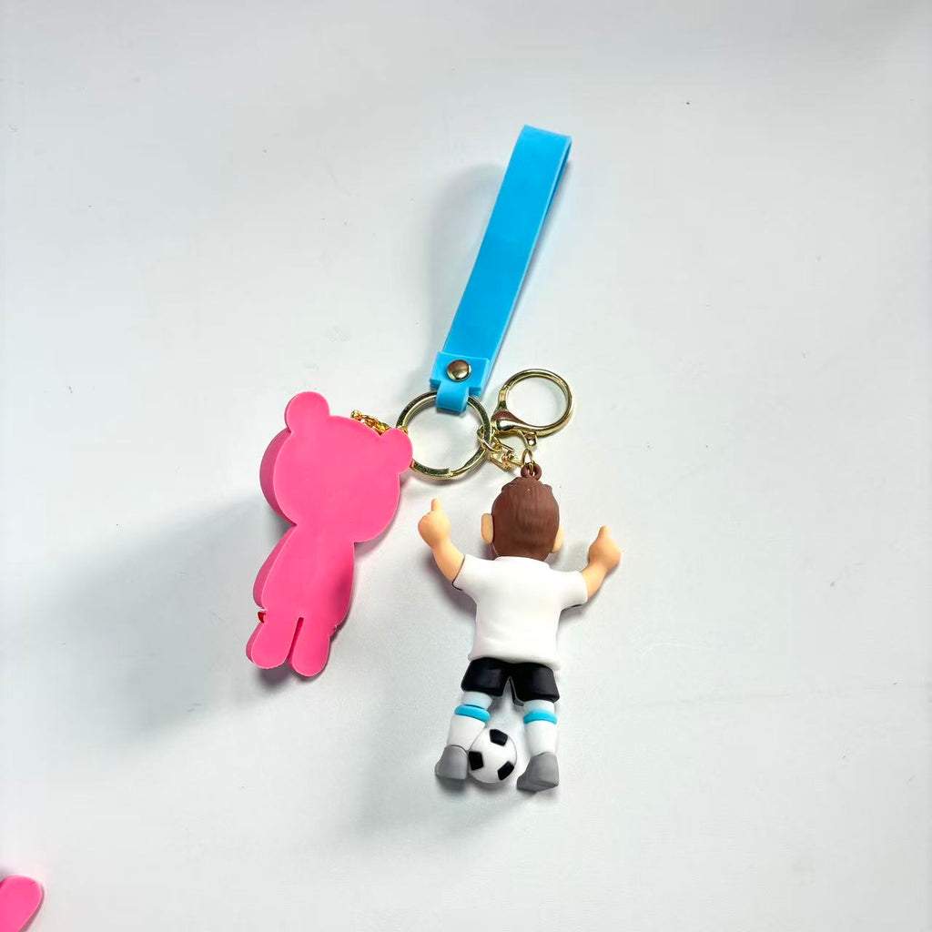 FIFA World Cup & Gloomy Bear Football Keychain Set – Soccer Star & Trophy Keychains