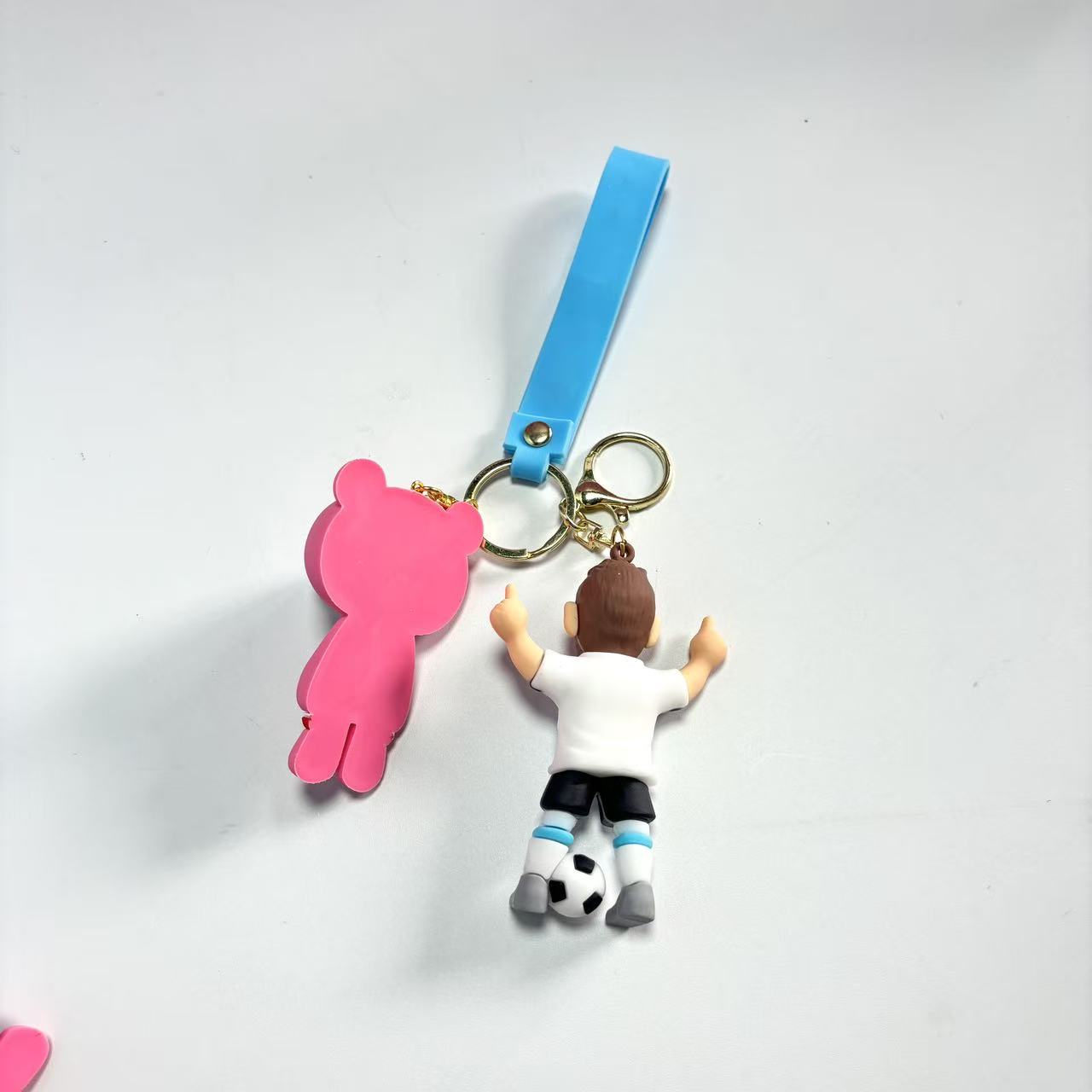 FIFA World Cup & Gloomy Bear Football Keychain Set – Soccer Star & Trophy Keychains