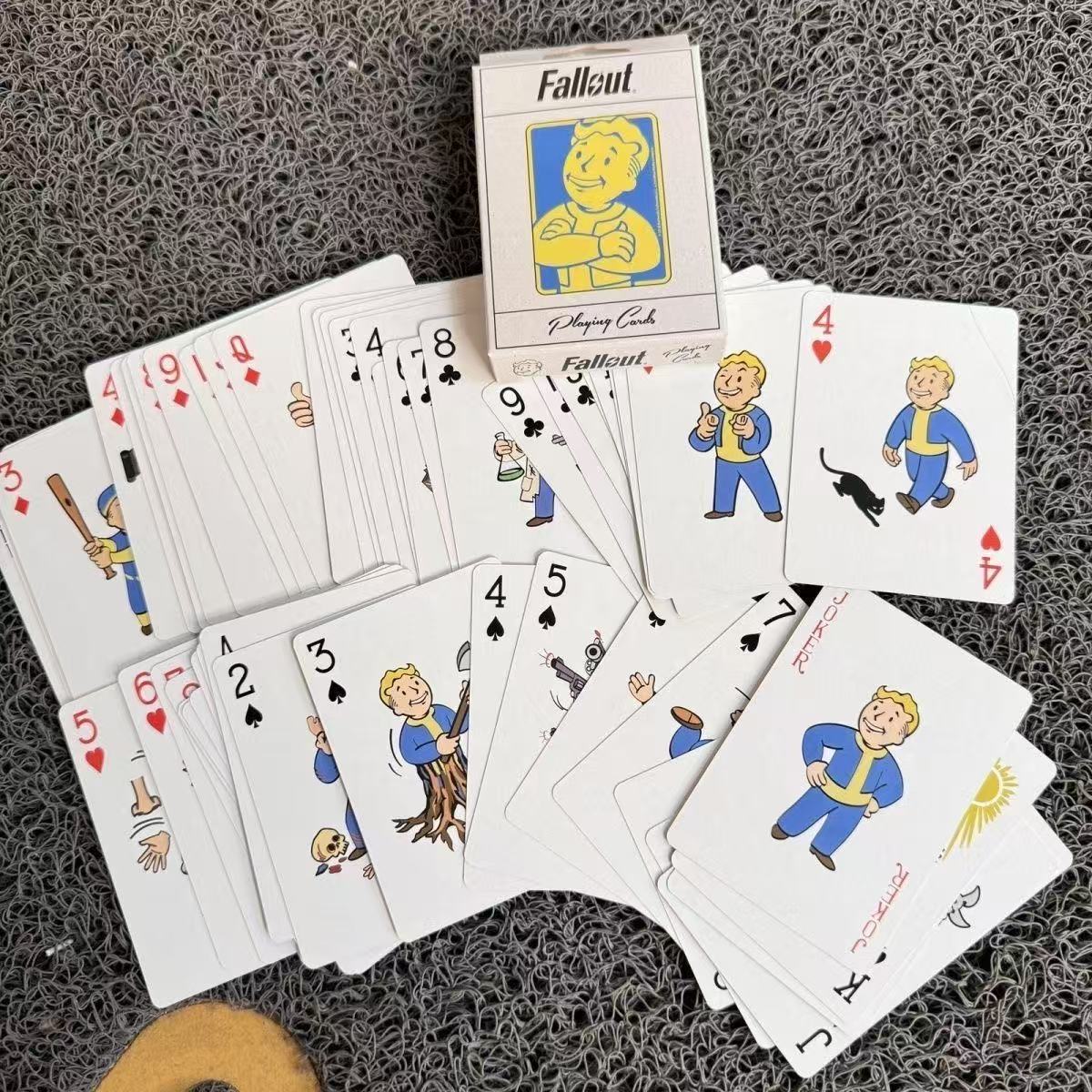 Fallout Vault Boy Playing Cards – 52 Unique Perk Illustrations Deck