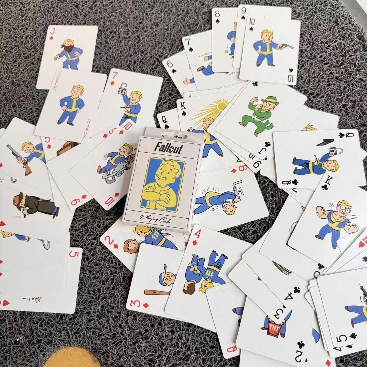 Fallout Vault Boy Playing Cards – 52 Unique Perk Illustrations Deck